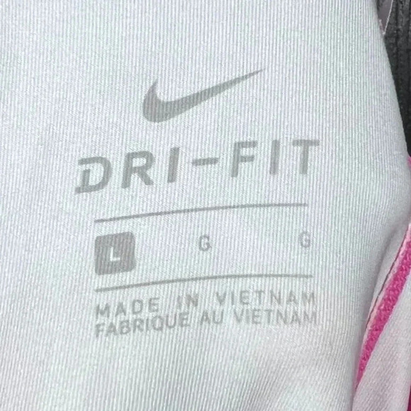 Nike Pro DRI-FIT Capri Leggings Girls SZ Large High Rise Tropical Print - Picture 10 of 10